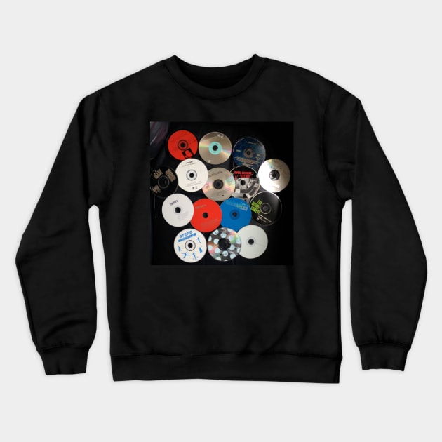 CDs Crewneck Sweatshirt by robsteadman